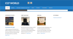 Desktop Screenshot of ccfworld.com